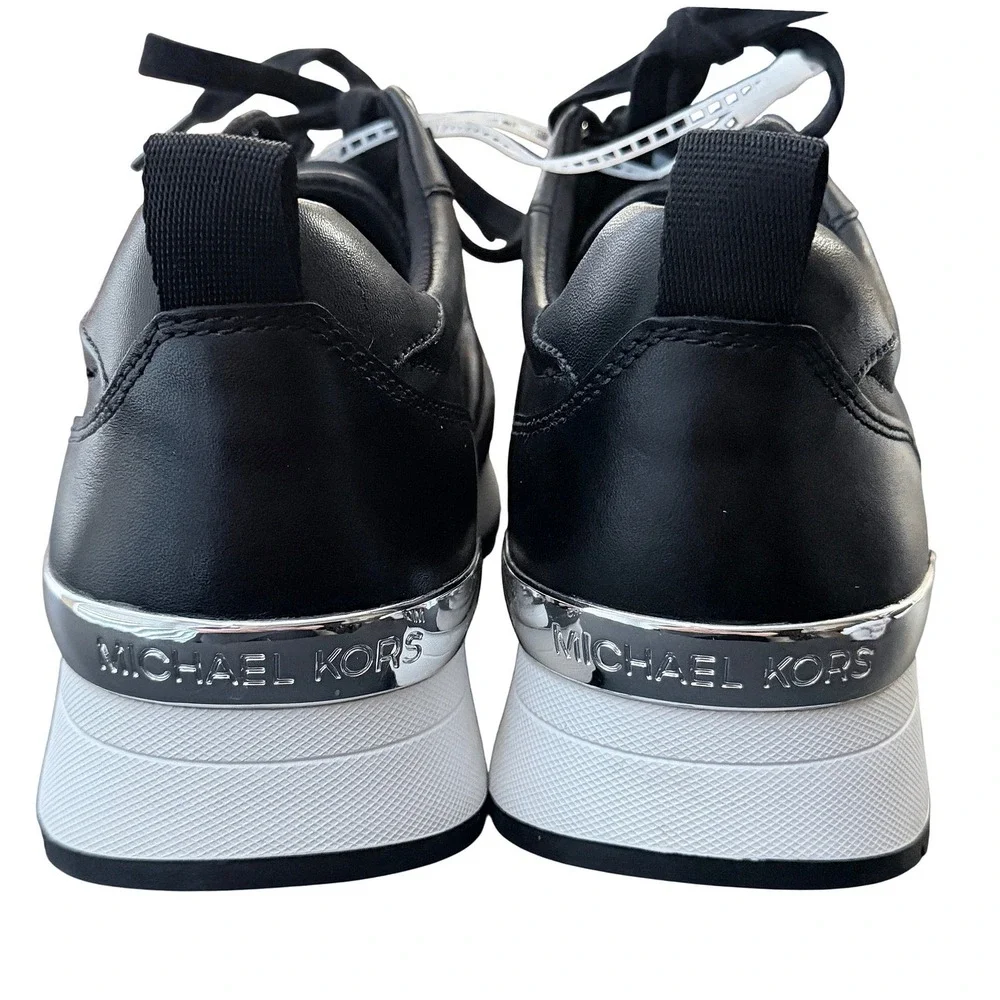 Michael Kors Allie Stride Leather and Nylon Trainer Leather Upper Size 11 NEW